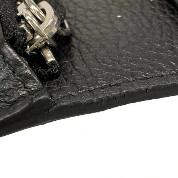JIMMY CHOO Cooper Black Leather Long Wallet - Picture 7 of 7